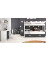 DORMITORIO JUVENIL COMPLETO MOD.DONALD+ AMB.47