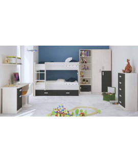 DORMITORIO JUVENIL COMPLETO MOD.DONALD+ AMB.49