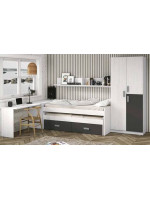 DORMITORIO JUVENIL COMPLETO MOD.DONALD+ AMB.37