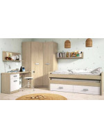 DORMITORIO JUVENIL COMPLETO MOD.DONALD+ AMB.27