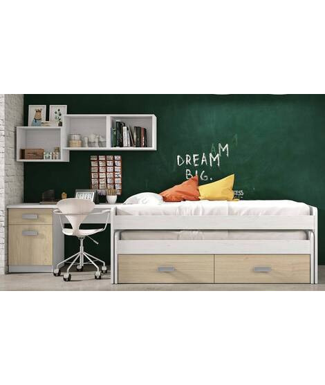 DORMITORIO JUVENIL COMPLETO MOD.DONALD+ AMB.29