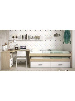 DORMITORIO JUVENIL COMPLETO MOD.DONALD+ AMB.30