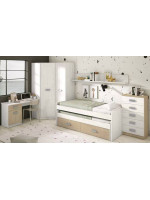 DORMITORIO JUVENIL COMPLETO MOD.DONALD+ AMB.33